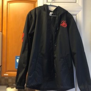 Logic “Everybody” Black Windbreaker Size Medium